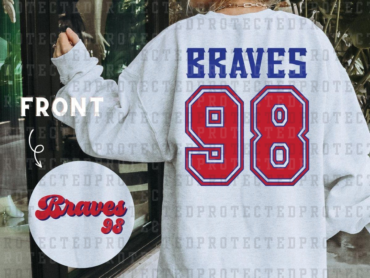 98 Braves Retro PNG file