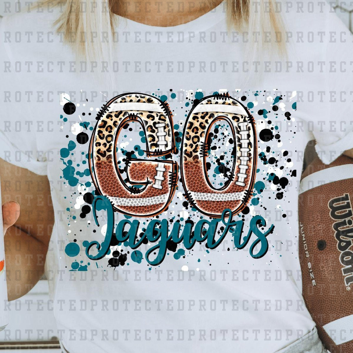 GO JAGUARS PAINT SPLATTER - DTF TRANSFER – KAI RAE TRANSFERS