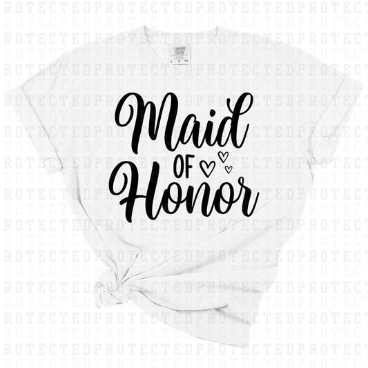 MAID OF HONOR *SINGLE COLOR* - DTF TRANSFER