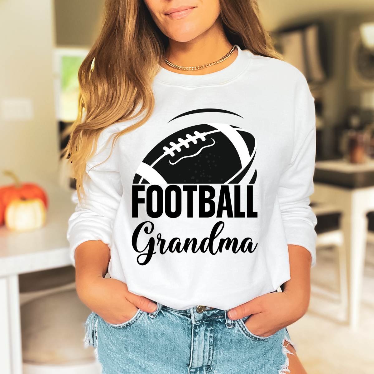 football grandma t shirt