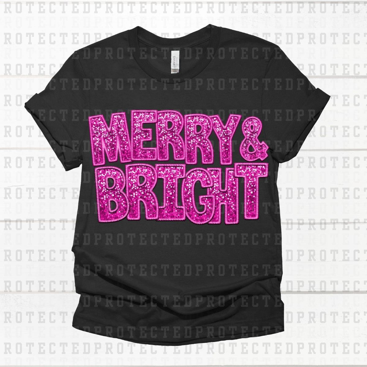 Merry and Bright Preppy Sublimation and DTF Iron on Transfers