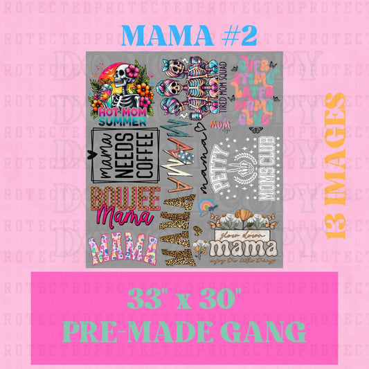 MAMA #2  -  30" x 33" PRE-MADE GANG