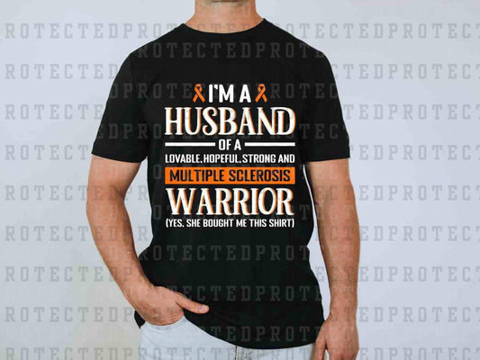 I'M A HUSBAND OF A WARRIOR MS - DTF TRANSFER