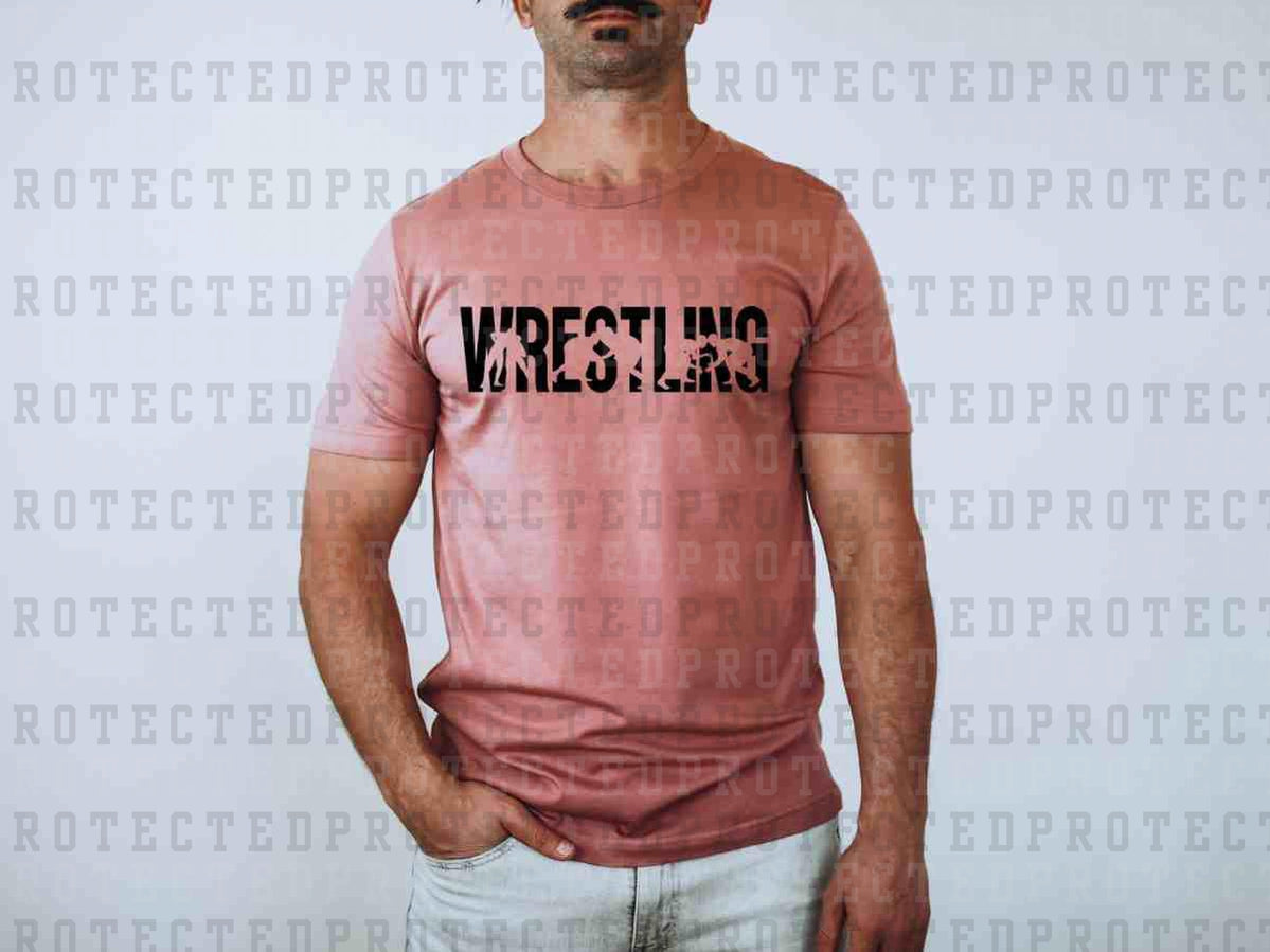 Custom Wrestling Team Transfer Sticker