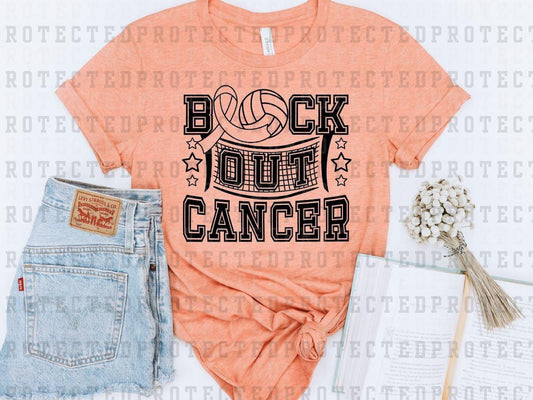 BLOCK OUT CANCER - VOLLEYBALL - DTF TRANSFER