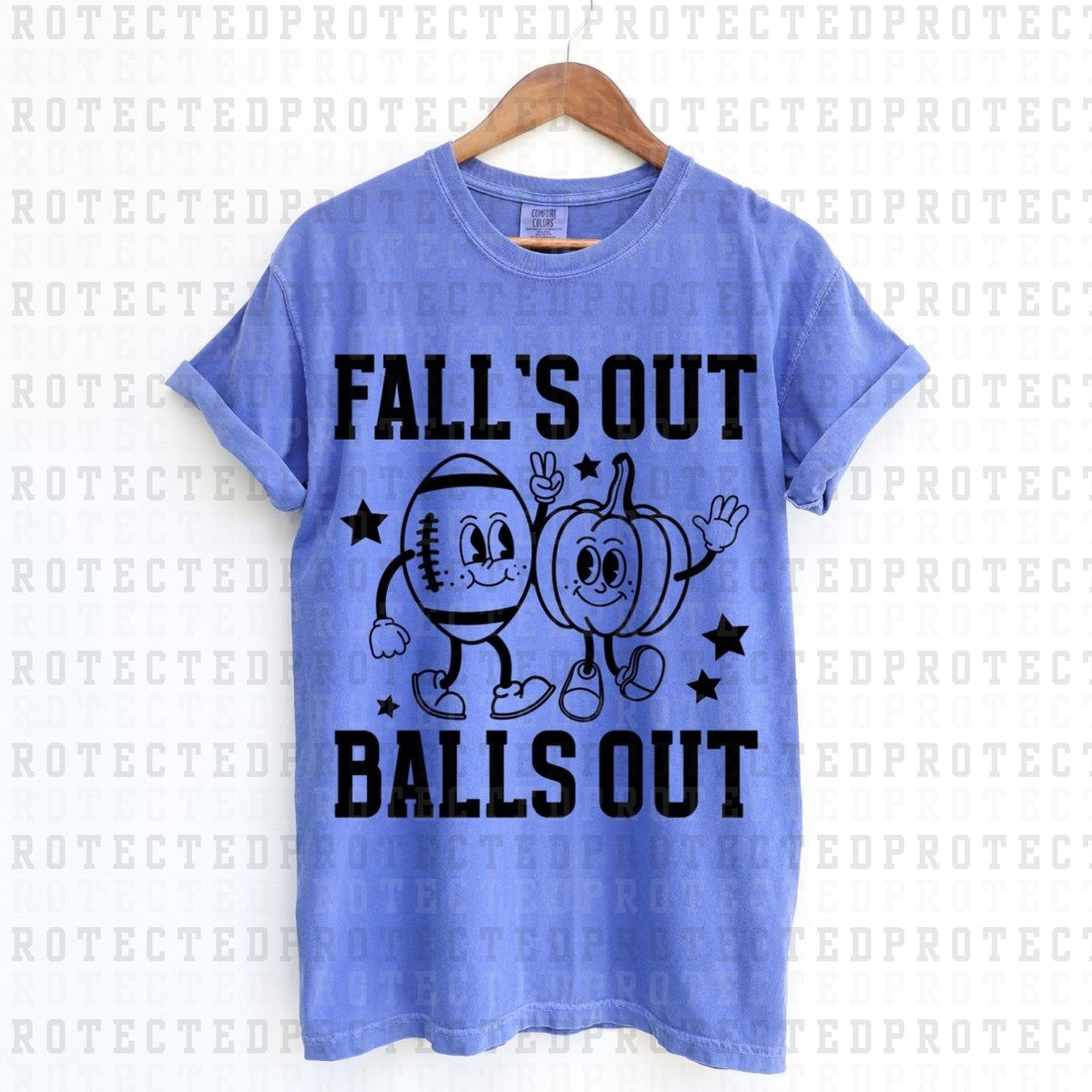 FALLS OUT BALLS OUT *SINGLE COLOR* - DTF TRANSFER