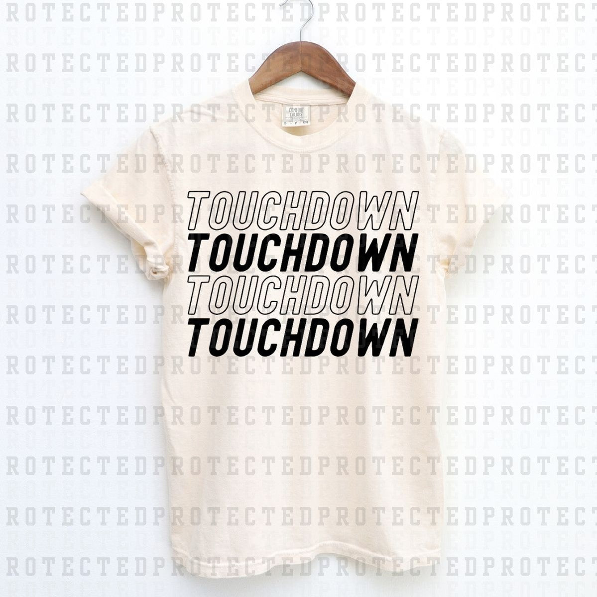 TOUCHDOWN *SINGLE COLOR* - DTF TRANSFER