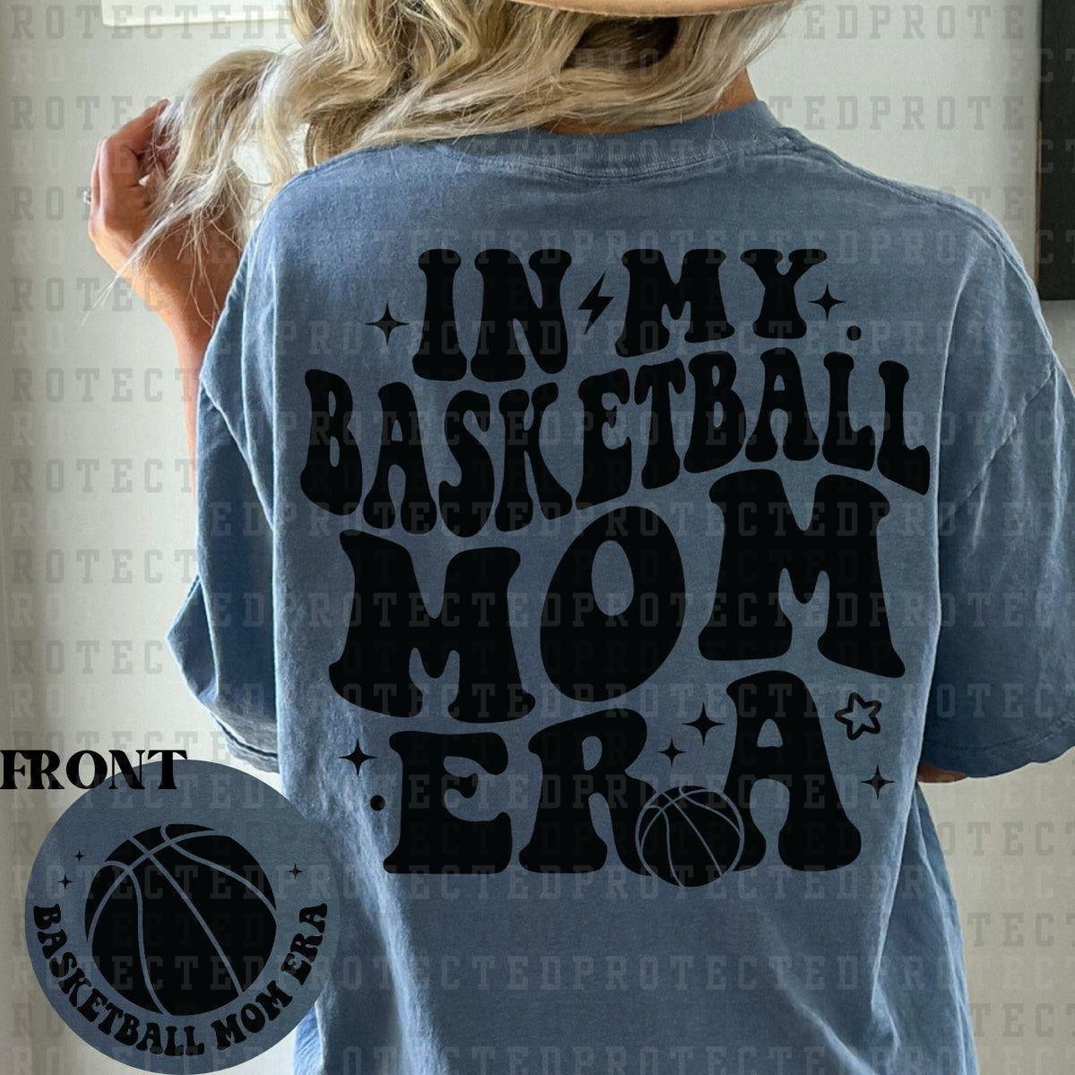 BASKETBALL MOM ERA (SINGLE COLOR/POCKET/BACK) - DTF TRANSFER – KAI RAE ...