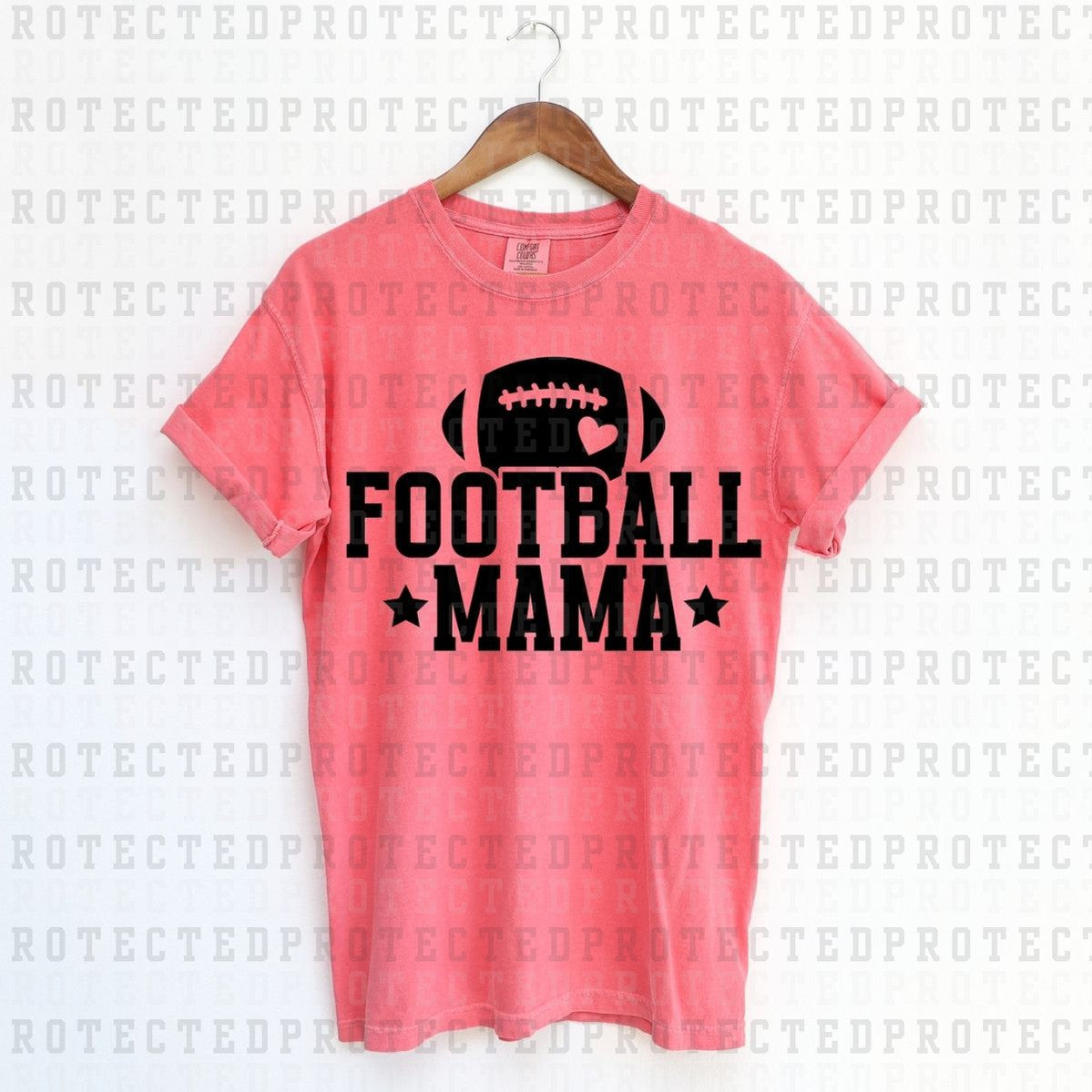 FOOTBALL MAMA *SINGLE COLOR* - DTF TRANSFER