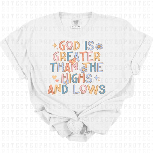 GOD IS GREATER *GRUNGE* - DTF TRANSFER