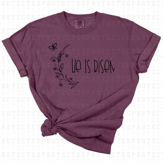 HE IS RISEN *SINGLE COLOR* - DTF TRANSFER