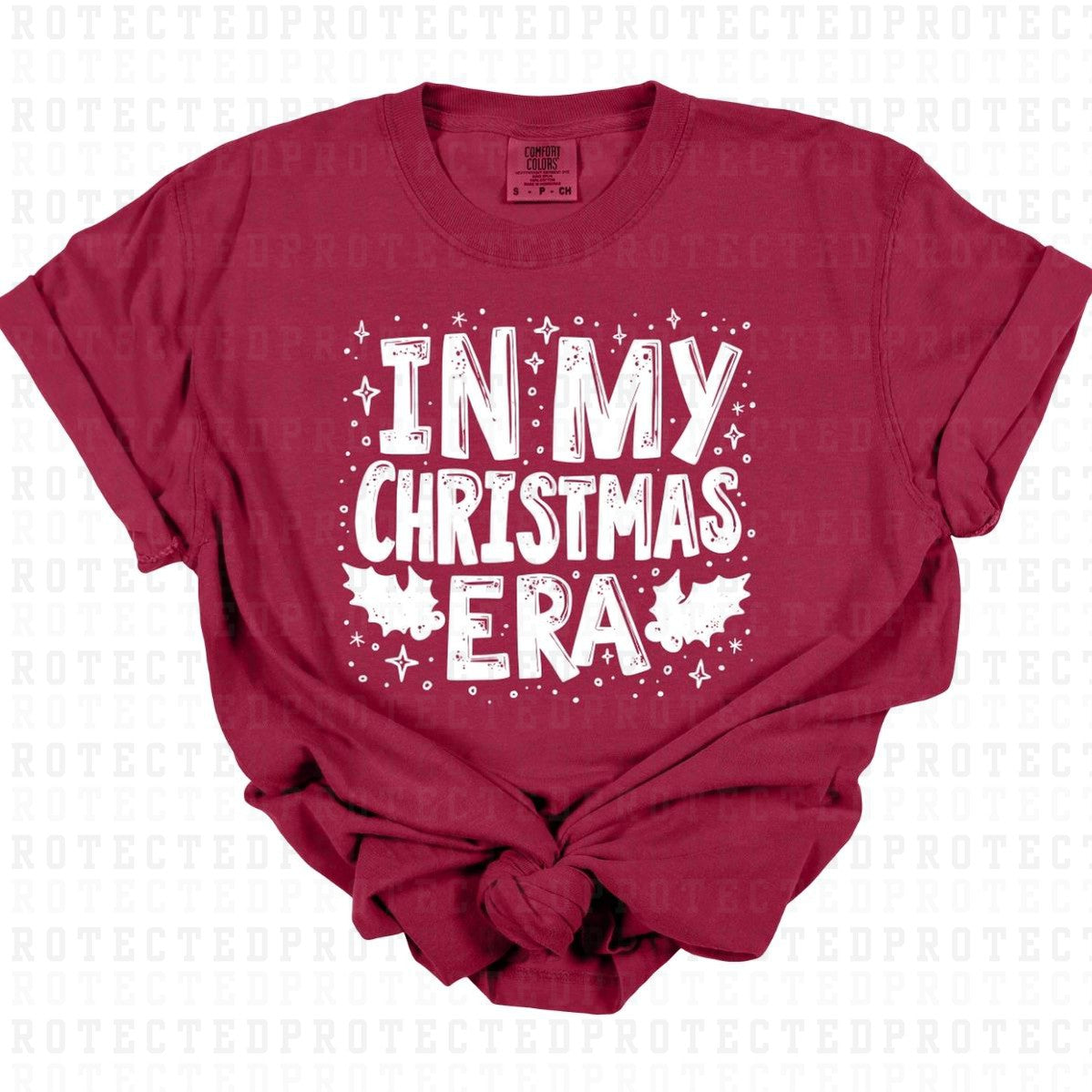 IN MY CHRISTMAS ERA *SINGLE COLOR* - DTF TRANSFER