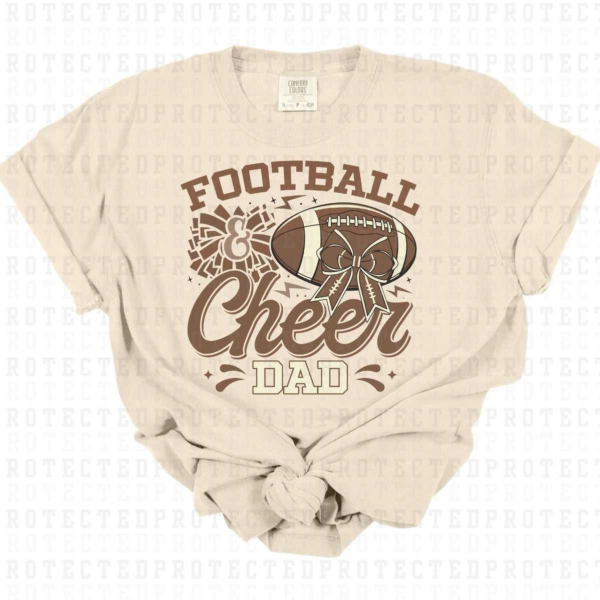 FOOTBALL & CHEER DAD - DTF TRANSFER