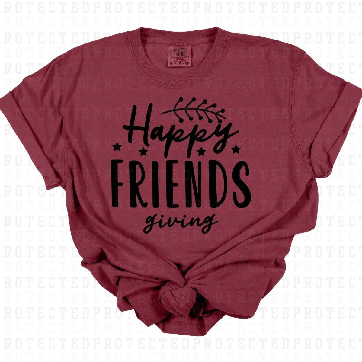 HAPPY FRIENDSGIVING *SINGLE COLOR* - DTF TRANSFER