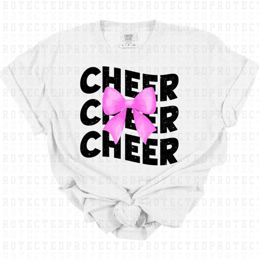 COQUETTE CHEER *BLACK/PINK/GRUNGE* - DTF TRANSFER