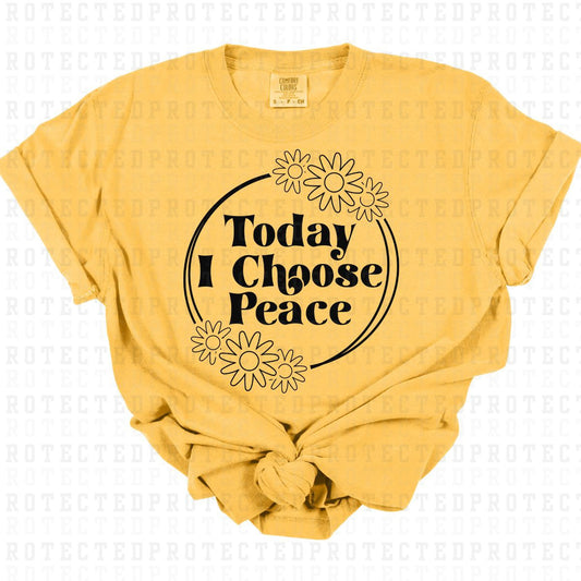 CHOOSE PEACE *SINGLE COLOR* - DTF TRANSFER