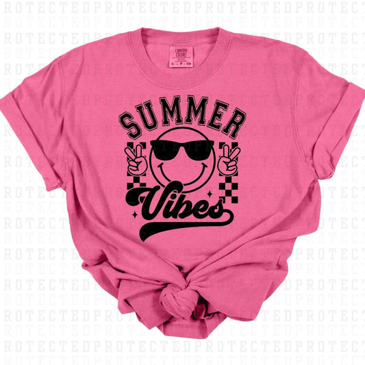 SUMMER VIBES *SINGLE COLOR* - DTF TRANSFER