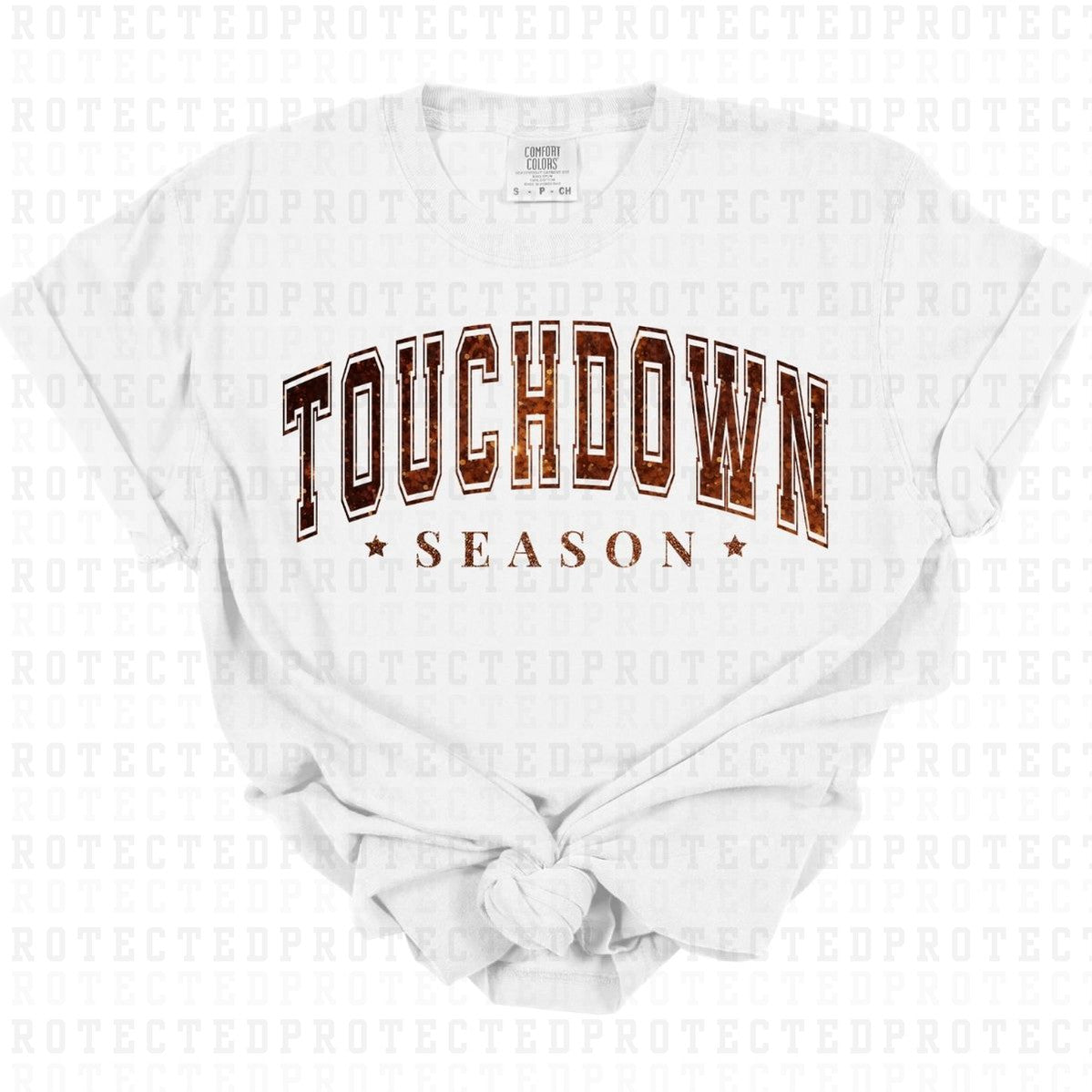 TOUCHDOWN SEASON *FAUX SEQUIN* - DTF TRANSFER