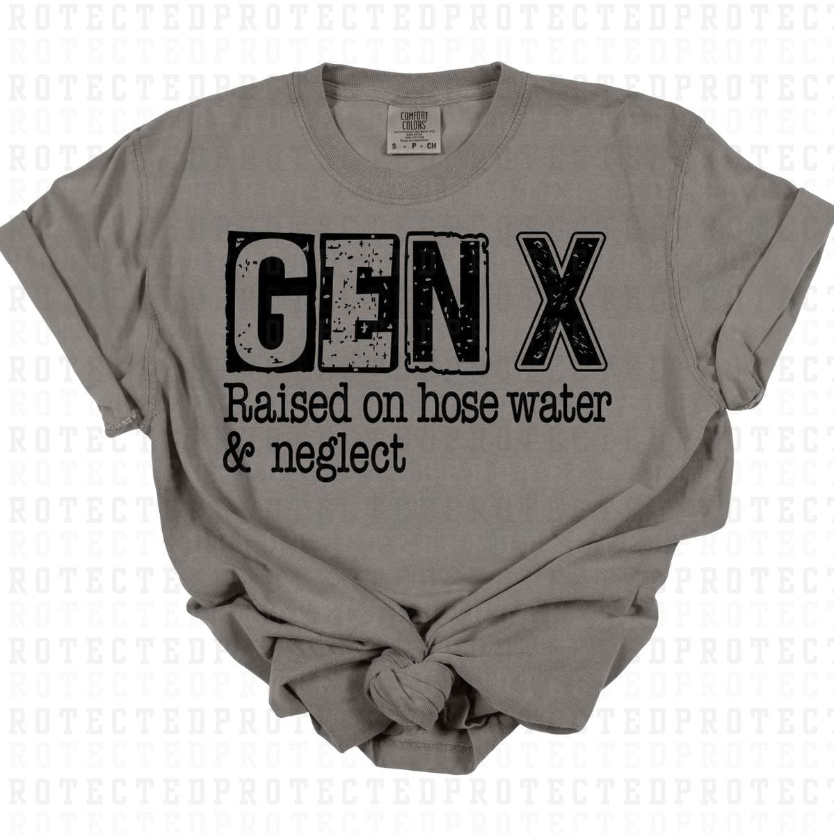 GEN-X *BLACK - SINGLE COLOR* - DTF TRANSFER