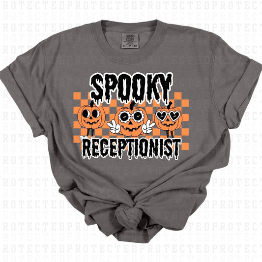 SPOOKY RECEPTIONIST - DTF TRANSFER