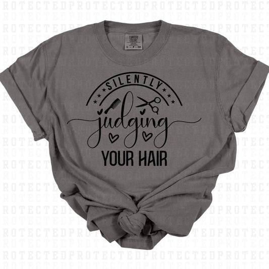 JUDGING YOUR HAIR *SINGLE COLOR* - DTF TRANSFER