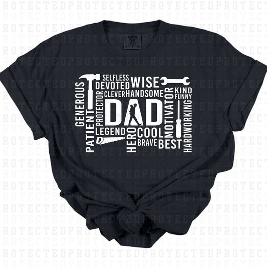 DAD *SINGLE COLOR* - DTF TRANSFER