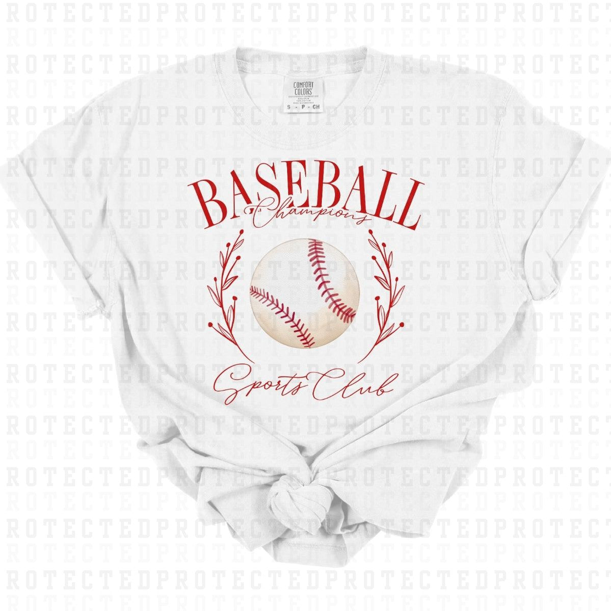 COQUETTE BASEBALL CHAMPIONS SPORTS CLUB - DTF TRANSFER