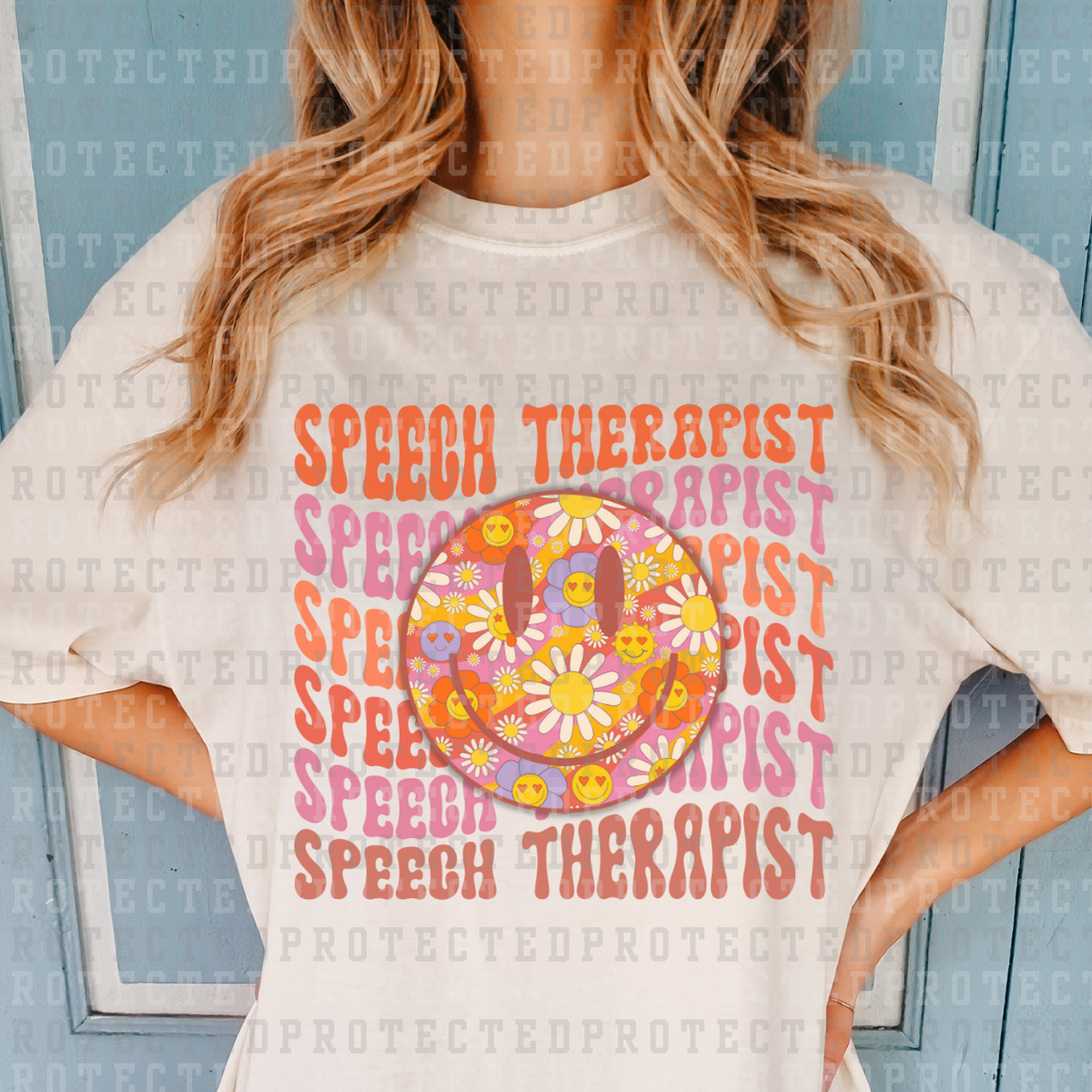 SPEECH THERAPIST 6X SMILEY - DTF TRANSFER