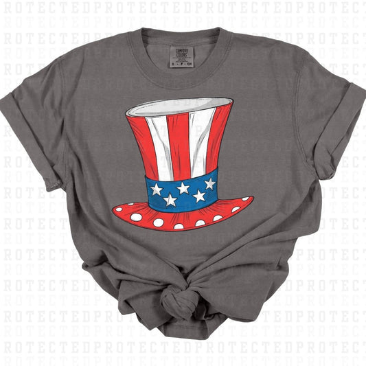 PATRIOTIC TOP HAT - DTF TRANSFER