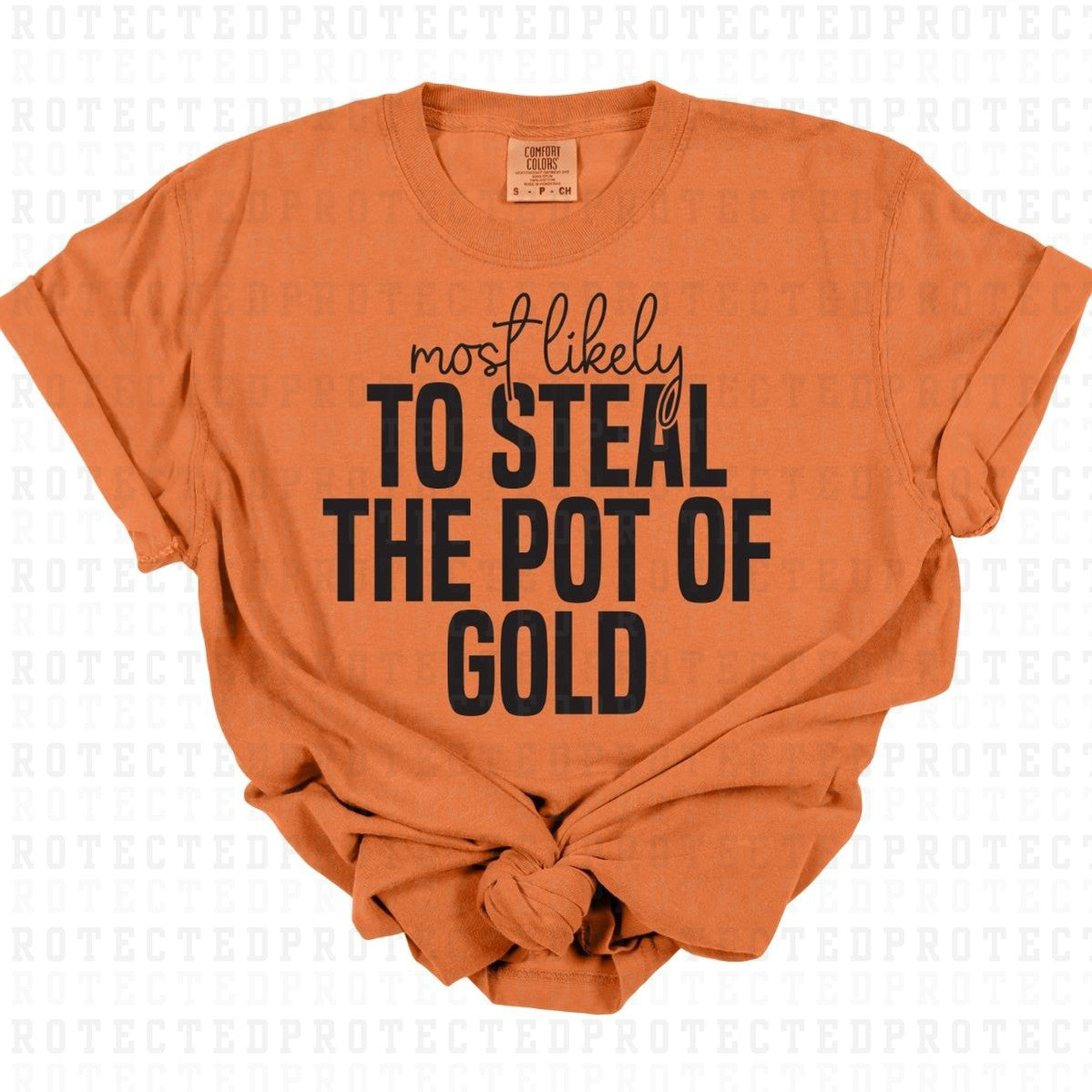 STEAL THE POT OF GOLD *SINGLE COLOR* - DTF TRANSFER