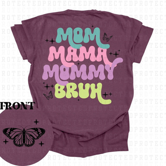 MOM MAMA MOMMY BRUH (POCKET+BACK) - DTF TRANSFER