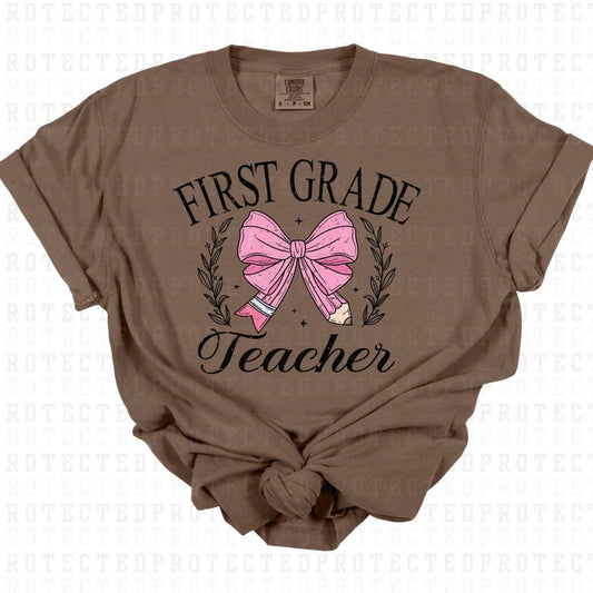 COQUETTE 1ST GRADE TEACHER *GRUNGE* - DTF TRANSFER