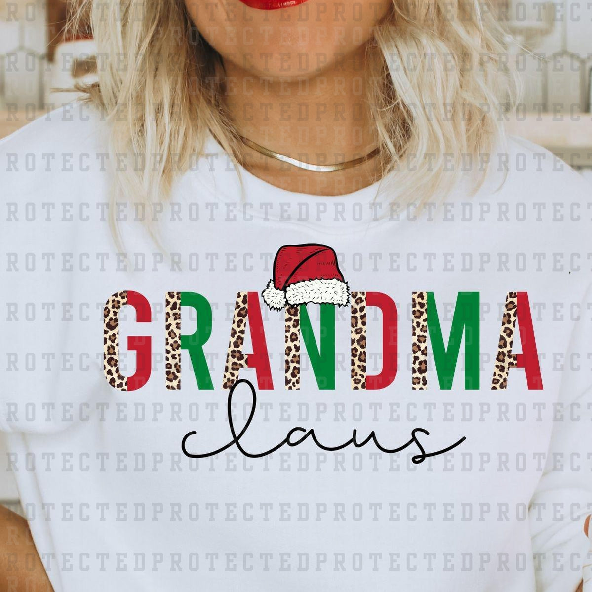 GRANDMA CLAUS - DTF TRANSFER