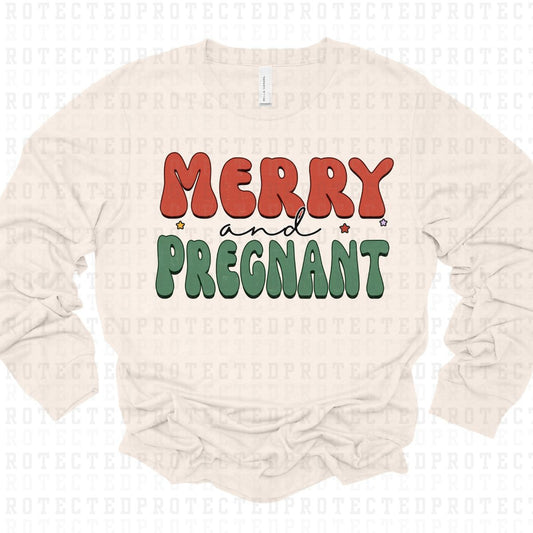 MERRY AND PREGNANT - DTF TRANSFER