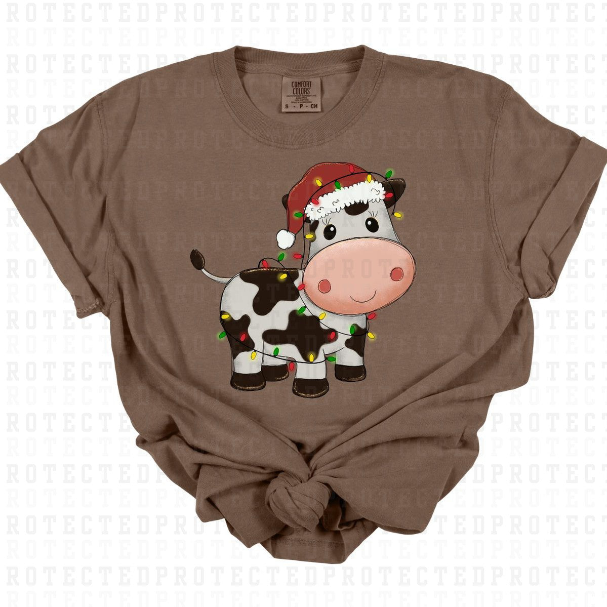 CHRISTMAS COW - DTF TRANSFER