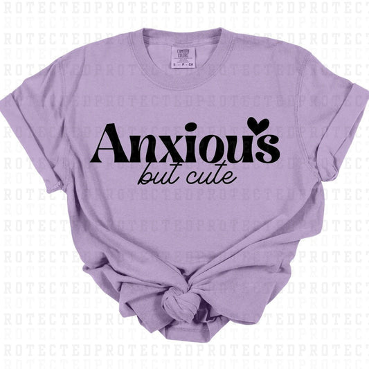 ANXIOUS BUT CUTE *SINGLE COLOR* - DTF TRANSFER