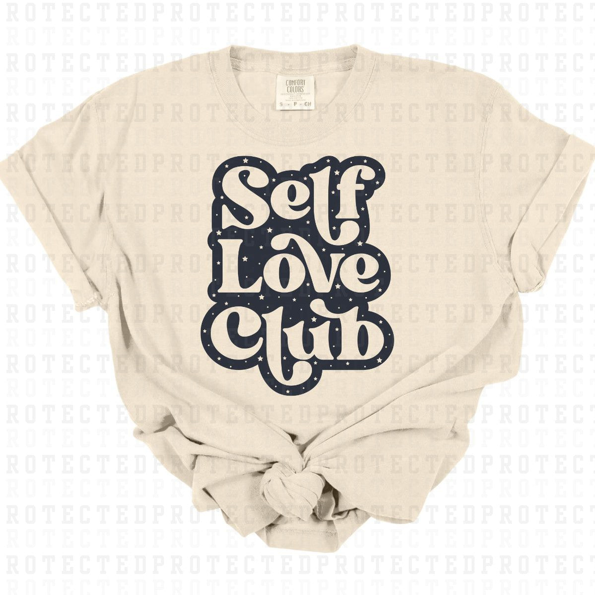 SELF LOVE CLUB *SINGLE COLOR* - DTF TRANSFER