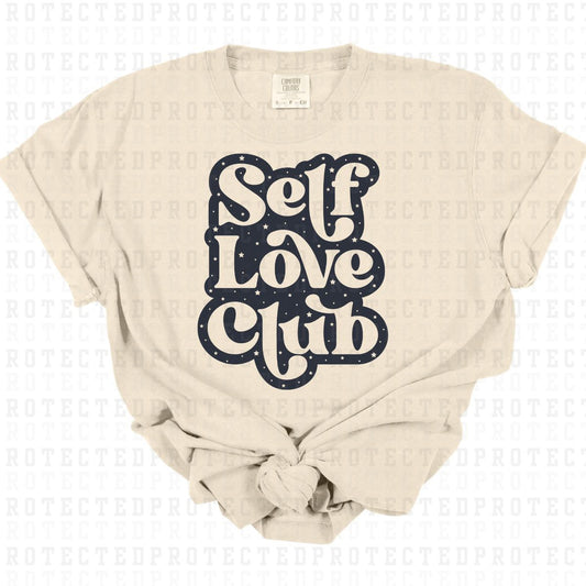 SELF LOVE CLUB *SINGLE COLOR* - DTF TRANSFER