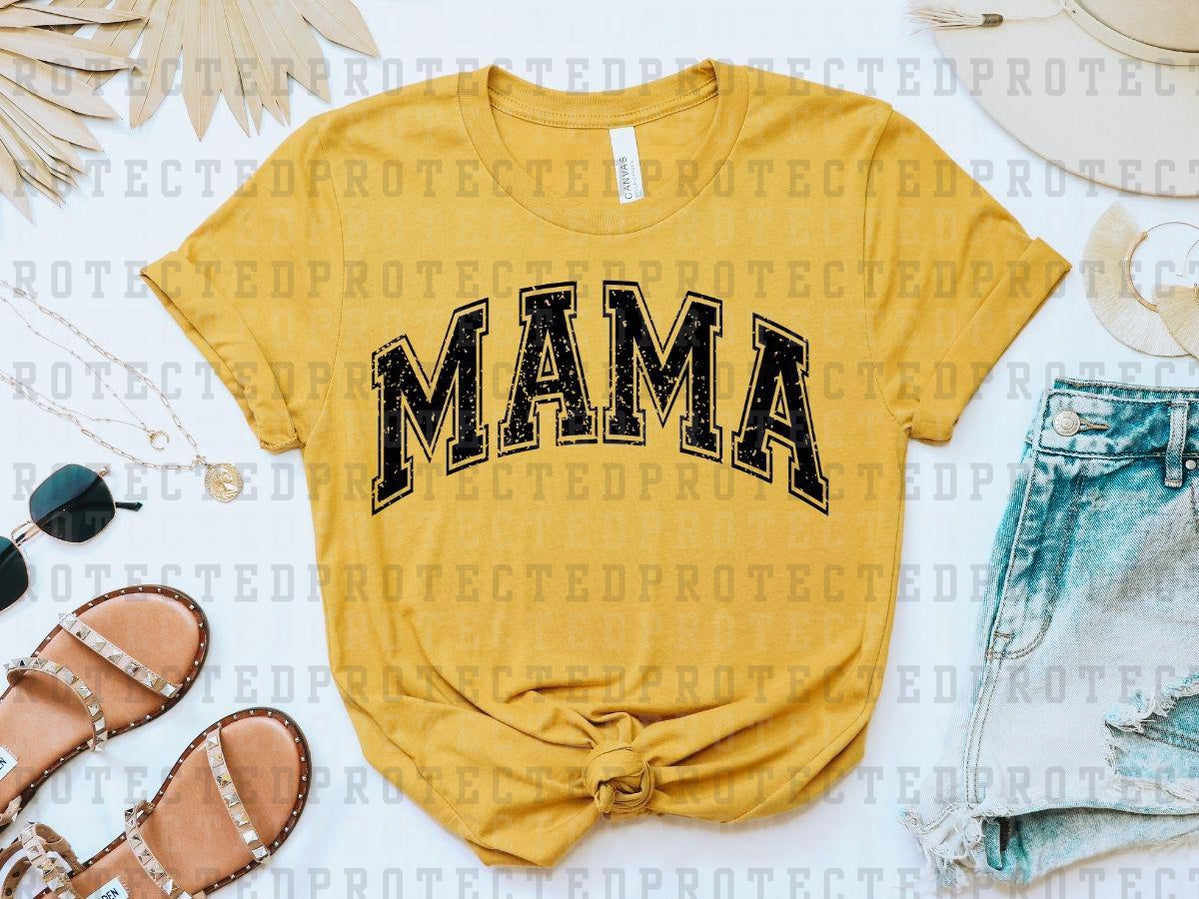 MAMA VARSITY LETTERS *SINGLE COLOR* - DTF TRANSFER