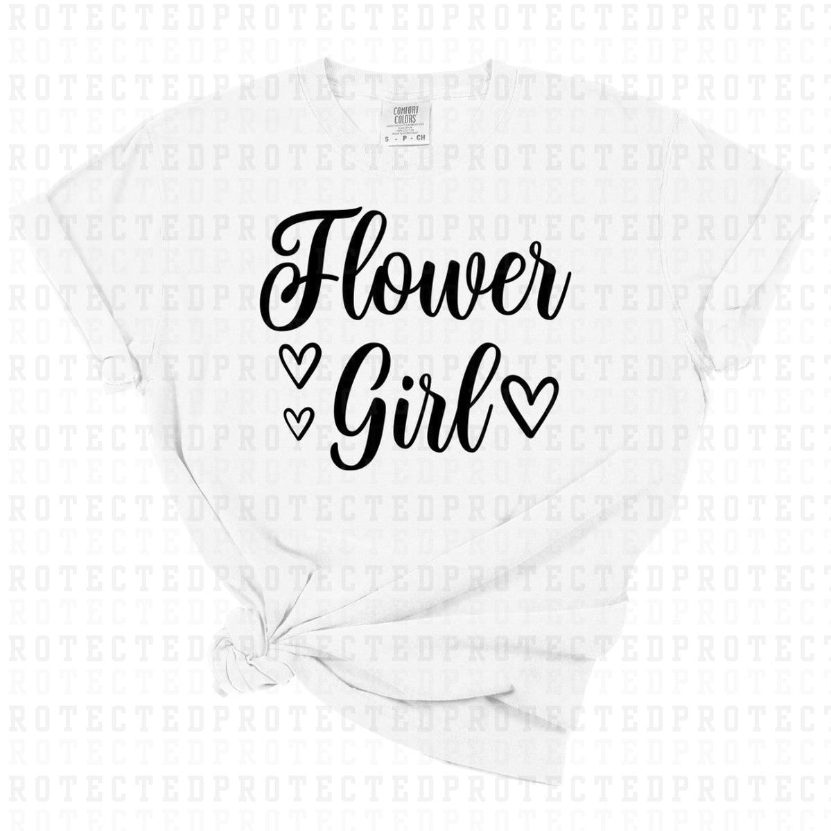 FLOWER GIRL *SINGLE COLOR* - DTF TRANSFER