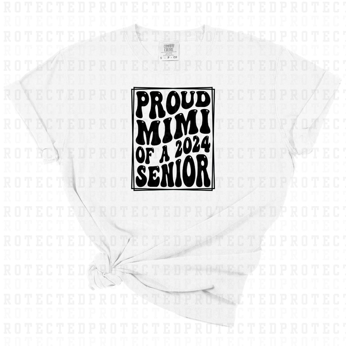 PROUD MIMI OF A 2024 SENIOR *SINGLE COLOR* - DTF TRANSFER