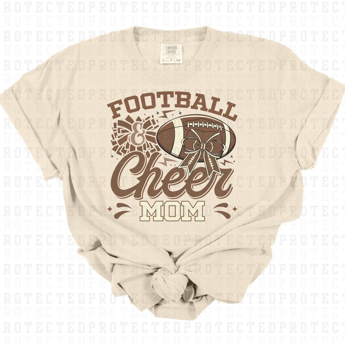 FOOTBALL & CHEER MOM - DTF TRANSFER