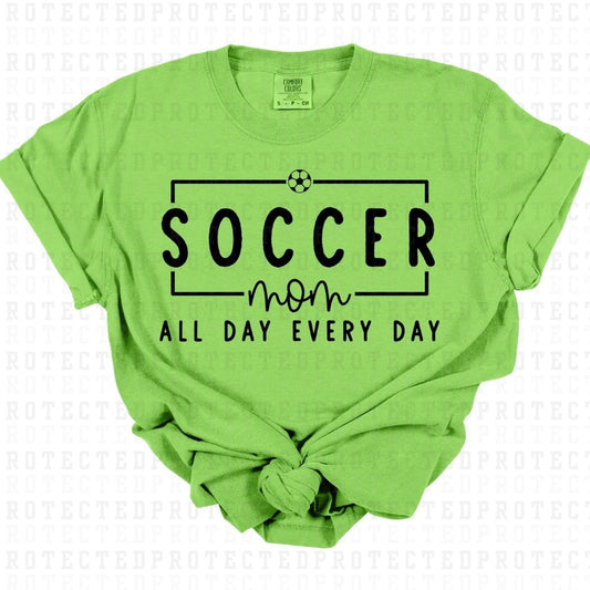 SOCCER MOM *SINGLE COLOR* - DTF TRANSFER