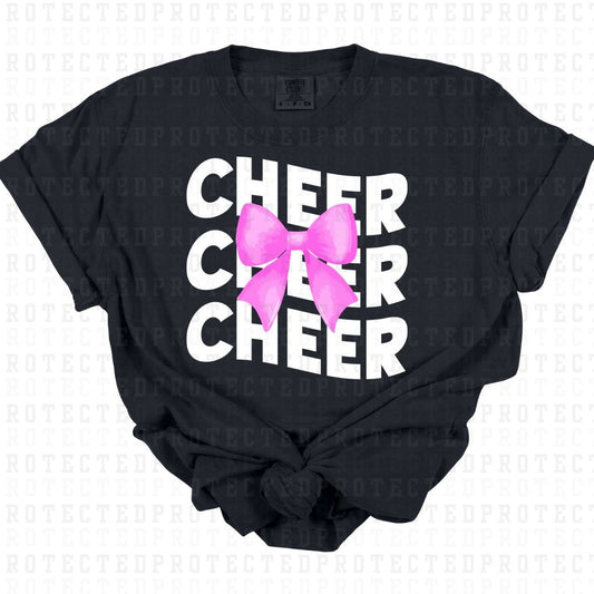 COQUETTE CHEER *WHITE/PINK* - DTF TRANSFER