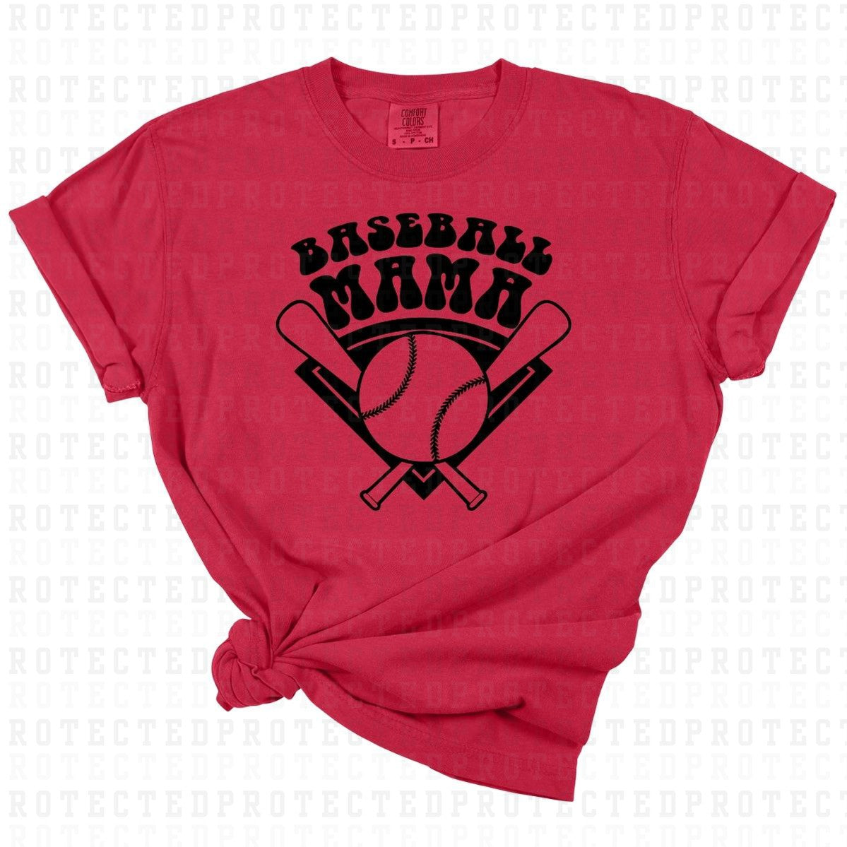 BASEBALL MAMA *SINGLE COLOR* - DTF TRANSFER