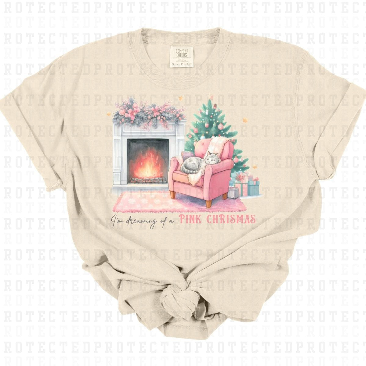 DREAMING OF A PINK CHRISTMAS - DTF TRANSFER