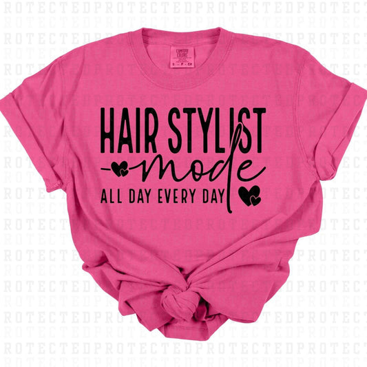 HAIR STYLIST MODE *SINGLE COLOR* - DTF TRANSFER