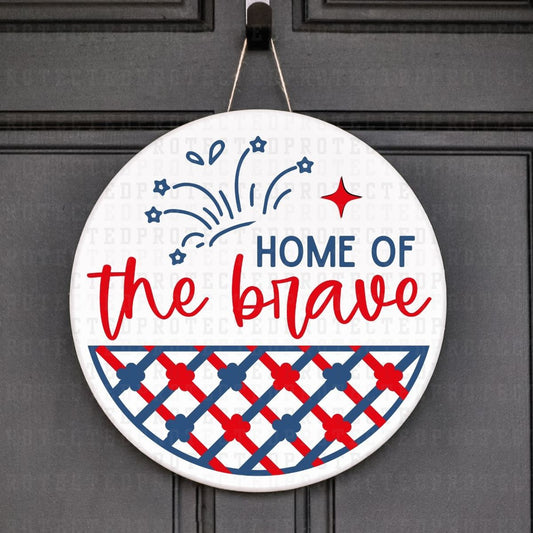 HOME OF THE BRAVE - DTF TRANSFER