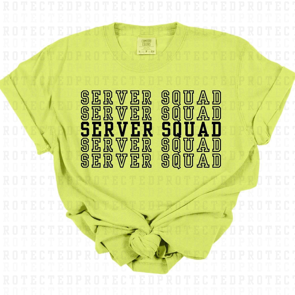 SERVER SQUAD *SINGLE COLOR* - DTF TRANSFER