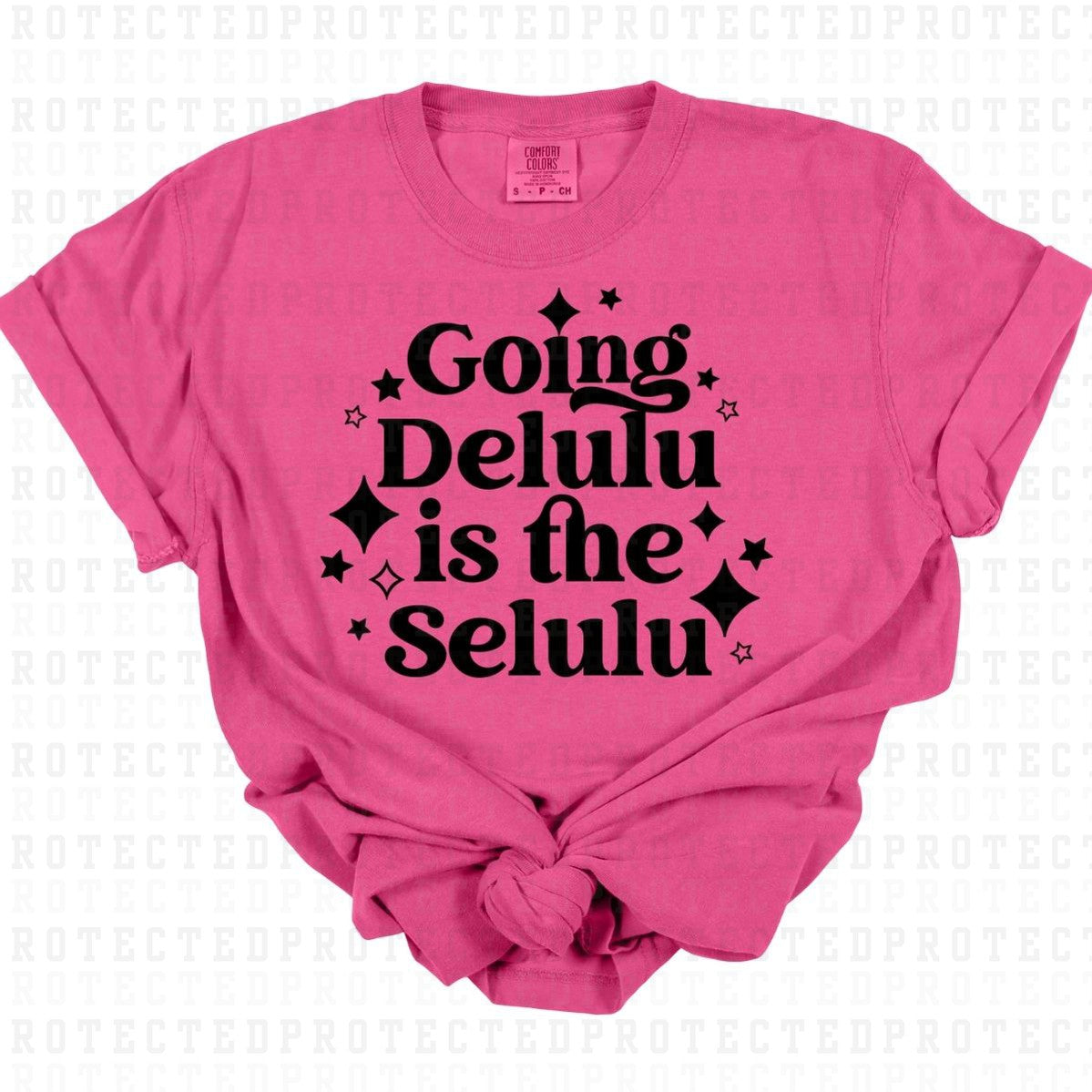 GOING DELULU IS THE SELULU *SINGLE COLOR* - DTF TRANSFER